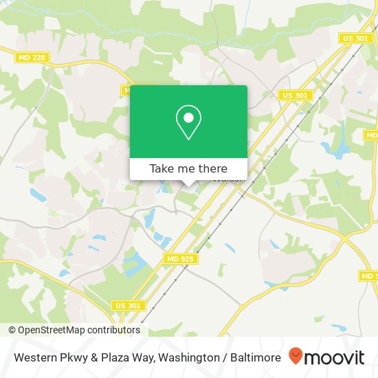 Mapa de Western Pkwy & Plaza Way