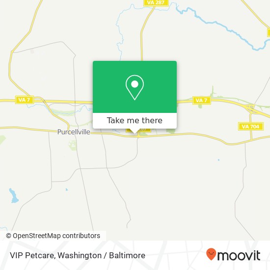 VIP Petcare, 120 Purcellville Gateway Dr map