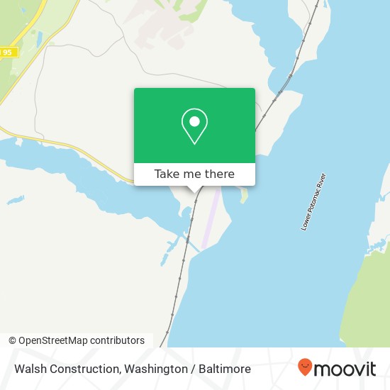 Mapa de Walsh Construction, 2100 Bauer Rd