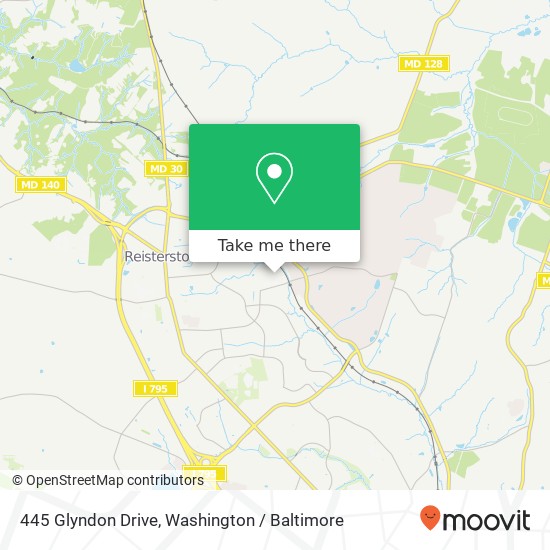 445 Glyndon Drive, 445 Glyndon Dr, Reisterstown, MD 21136, USA map