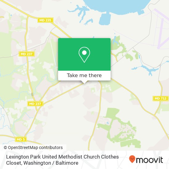 Lexington Park United Methodist Church Clothes Closet, 21640 Great Mills Rd map