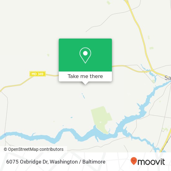 Mapa de 6075 Oxbridge Dr, Salisbury, MD 21801