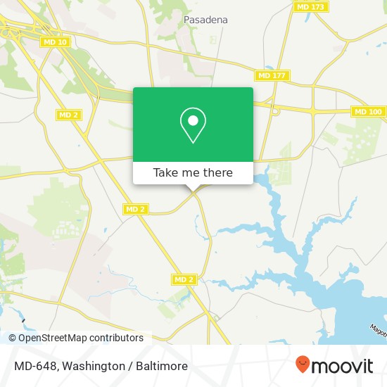 MD-648, Pasadena, MD 21122 map