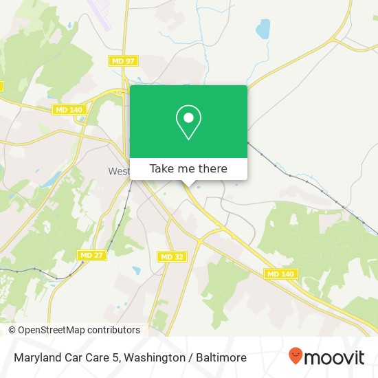 Mapa de Maryland Car Care 5, 97 S Cranberry Rd