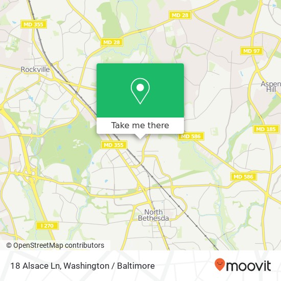 18 Alsace Ln, Rockville, MD 20851 map