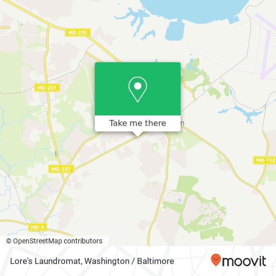 Mapa de Lore's Laundromat, 21628 Great Mills Rd