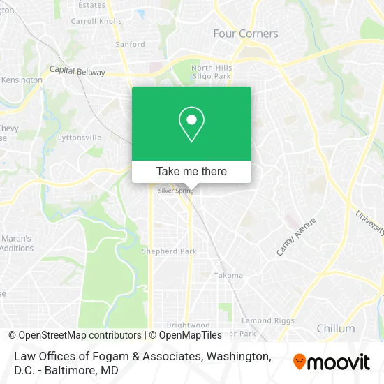 Mapa de Law Offices of Fogam & Associates