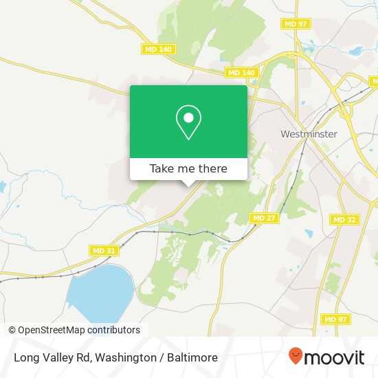 Mapa de Long Valley Rd, Westminster, MD 21158