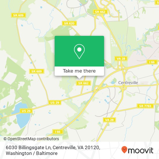 6030 Billingsgate Ln, Centreville, VA 20120 map