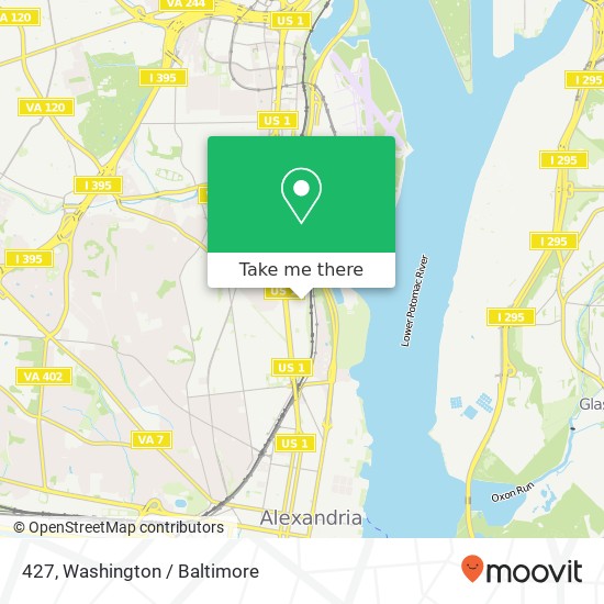 Mapa de 427, 731 Seaton Ave #427, Alexandria, VA 22305, USA