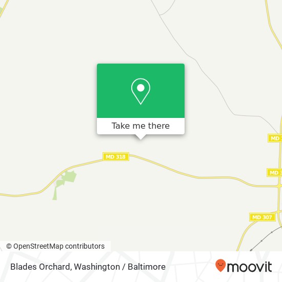 Mapa de Blades Orchard, 4822 Preston Rd