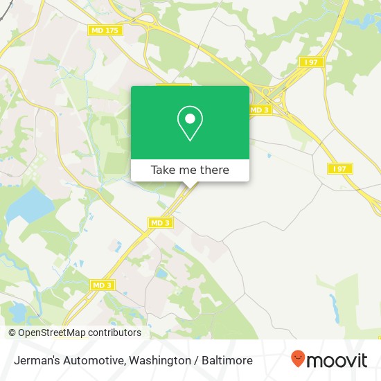 Jerman's Automotive, 766 MD-3 N map