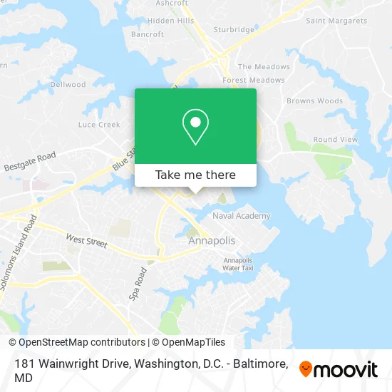 181 Wainwright Drive map