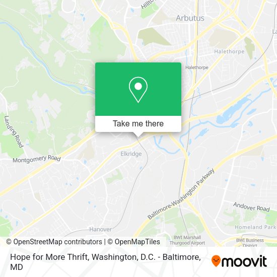 Hope for More Thrift map