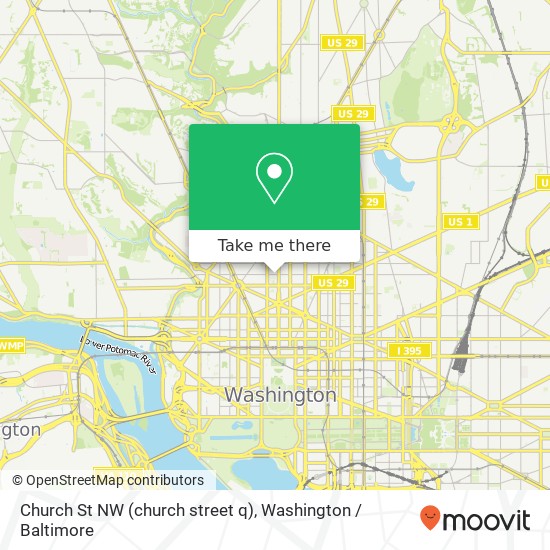 Church St NW (church street q), Washington, DC 20009 map