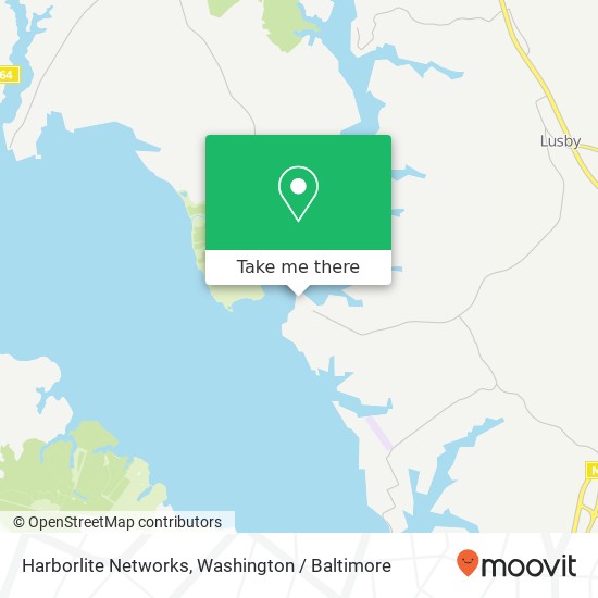 Mapa de Harborlite Networks, 2745 Spout Ln