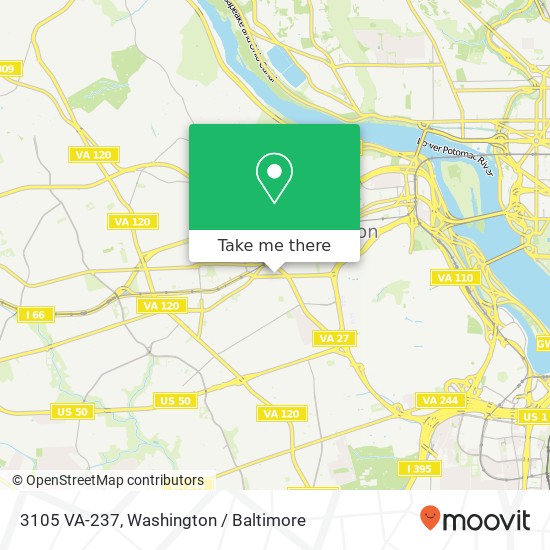 3105 VA-237, Arlington, VA 22201 map
