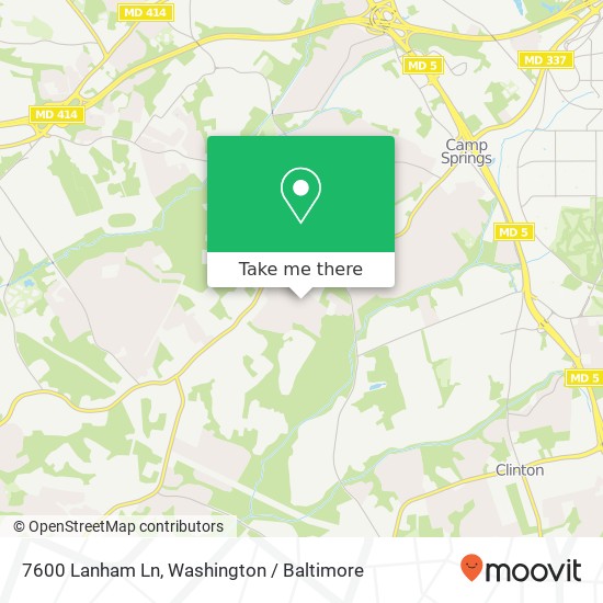 7600 Lanham Ln, Fort Washington, MD 20744 map