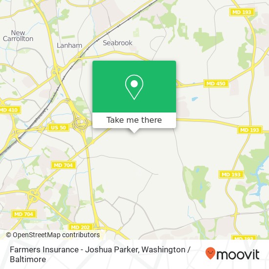 Farmers Insurance - Joshua Parker, 9629 Utica Pl map