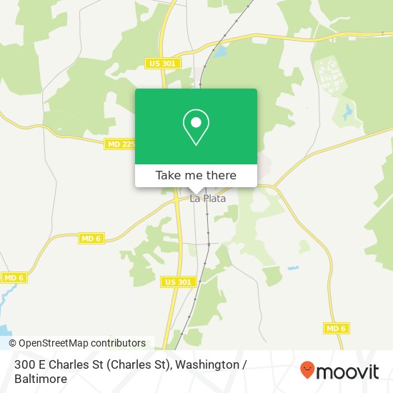 300 E Charles St (Charles St), La Plata, MD 20646 map