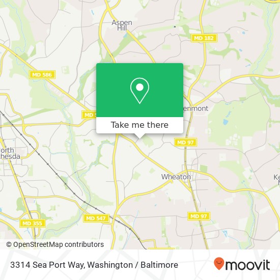 3314 Sea Port Way, Silver Spring, MD 20902 map