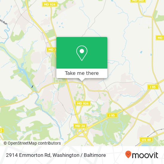 2914 Emmorton Rd, Abingdon, MD 21009 map