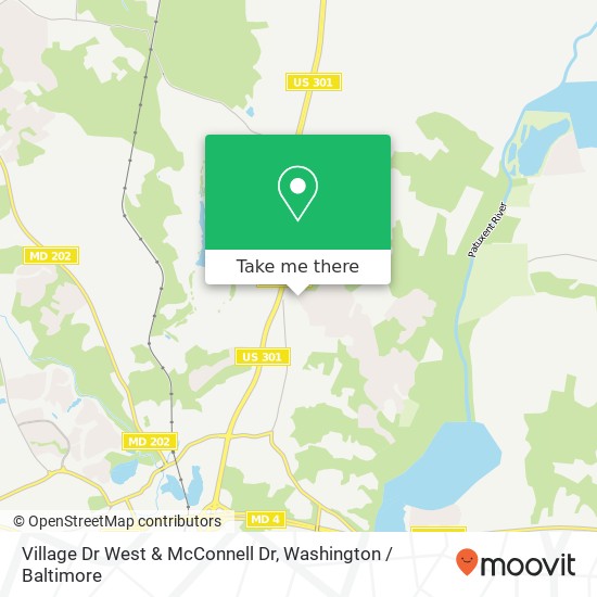Village Dr West & McConnell Dr map