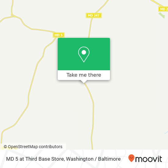 Mapa de MD 5 at Third Base Store