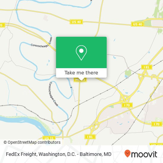 FedEx Freight, 16114 Transportation Cir map