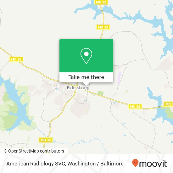 Mapa de American Radiology SVC, 6190 Georgetown Blvd