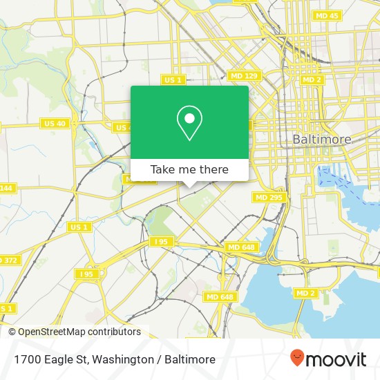 1700 Eagle St, Baltimore, MD 21223 map