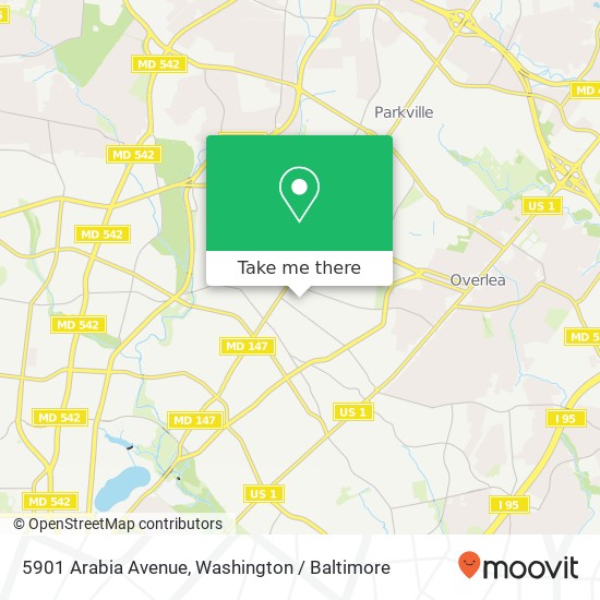 5901 Arabia Avenue, 5901 Arabia Ave, Baltimore, MD 21214, USA map