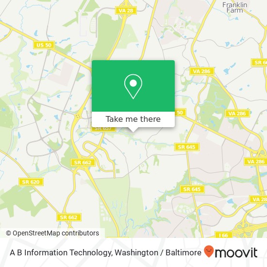 Mapa de A B Information Technology, 13911 Valley Country Dr