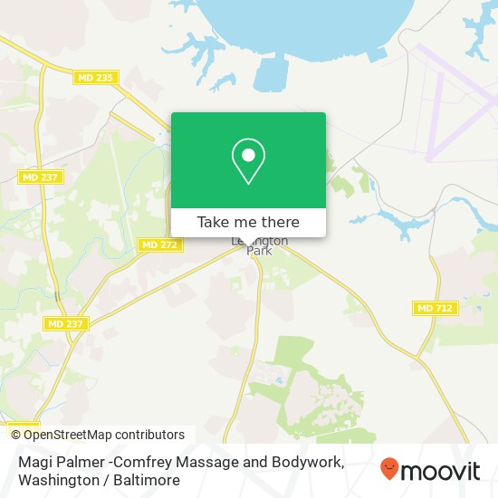 Mapa de Magi Palmer -Comfrey Massage and Bodywork, 46940 S Shangri la Dr