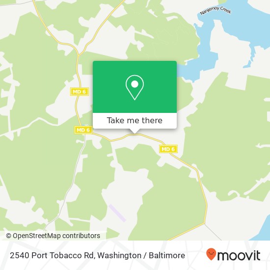 2540 Port Tobacco Rd, Nanjemoy, MD 20662 map