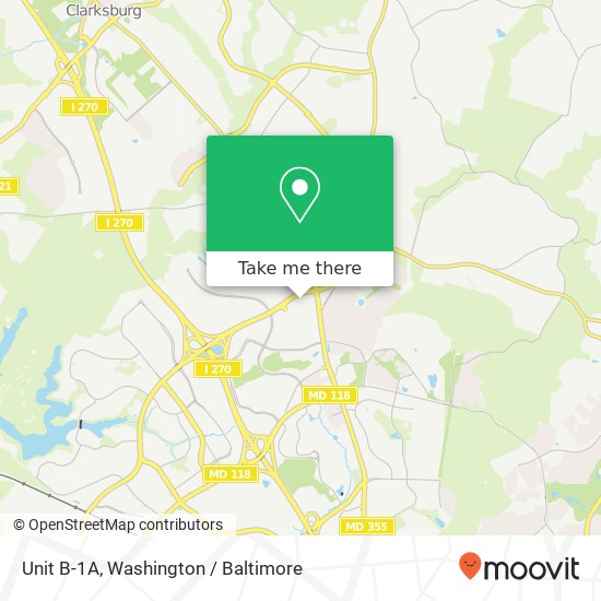 Mapa de Unit B-1A, 20934 Frederick Rd Unit B-1A, Germantown, MD 20876, USA