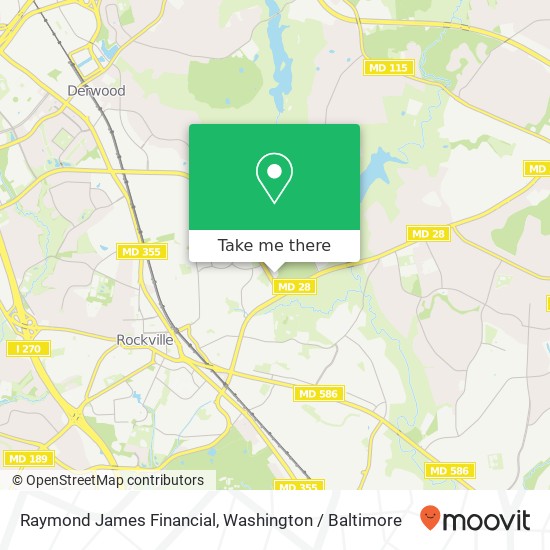 Raymond James Financial, 1688 E Gude Dr map