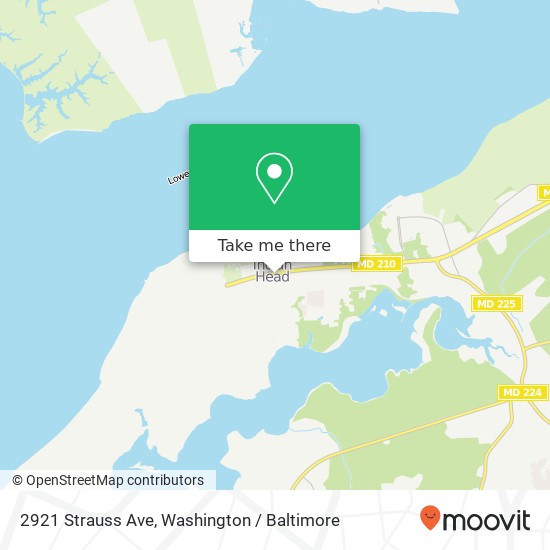 2921 Strauss Ave, Indian Head, MD 20640 map