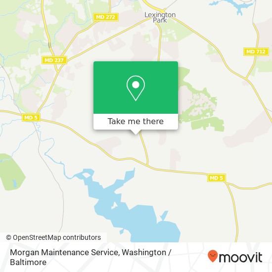 Mapa de Morgan Maintenance Service, 46654 Breannes Ln