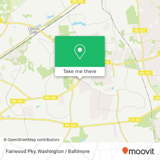 Fairwood Pky, Bowie, MD 20720 map