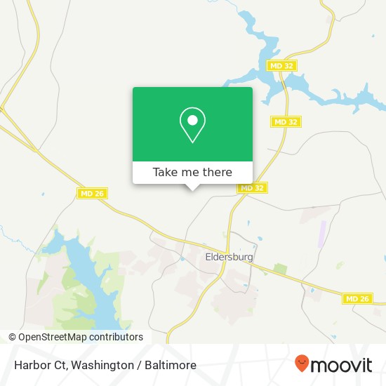Mapa de Harbor Ct, Sykesville, MD 21784
