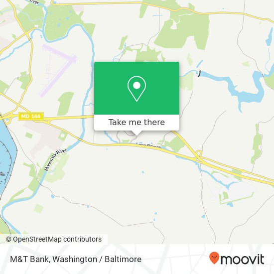 Mapa de M&T Bank, 6093 Spring Ridge Pkwy