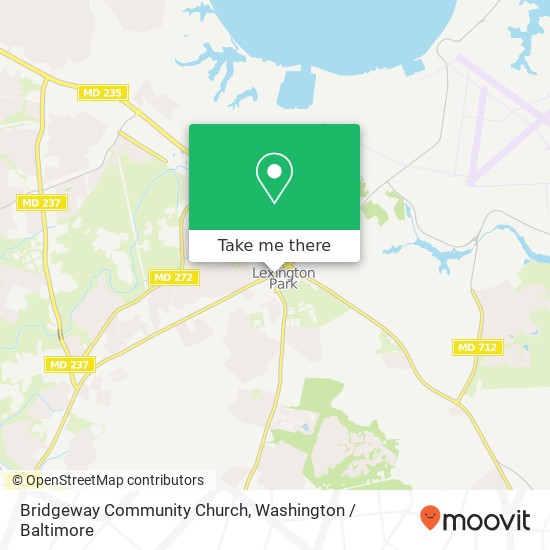 Bridgeway Community Church, 21740 Great Mills Rd map