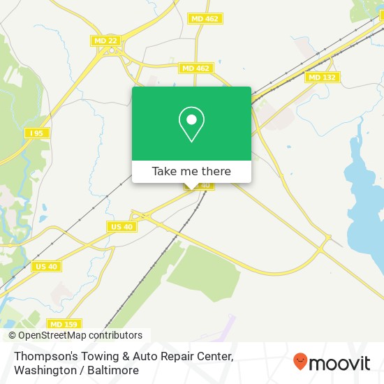 Thompson's Towing & Auto Repair Center, 609 S Philadelphia Blvd map