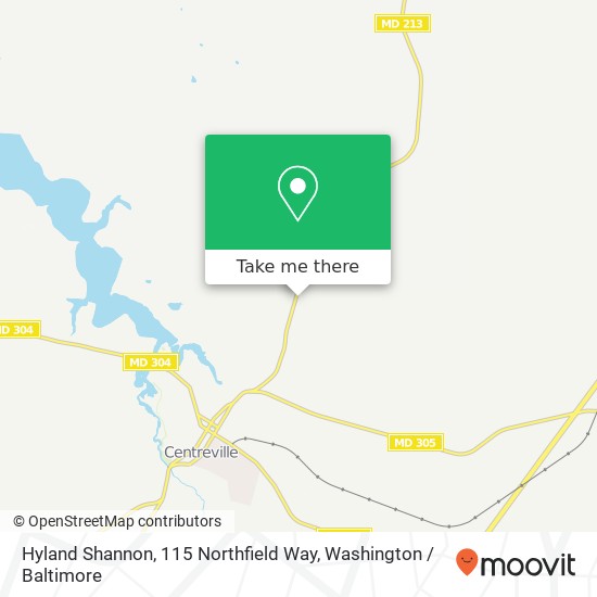 Mapa de Hyland Shannon, 115 Northfield Way