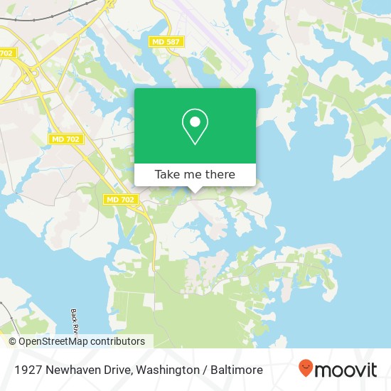 1927 Newhaven Drive, 1927 Newhaven Dr, Essex, MD 21221, USA map