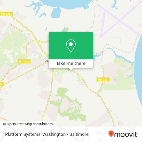 Mapa de Platform Systems, 21585 Three Notch Rd