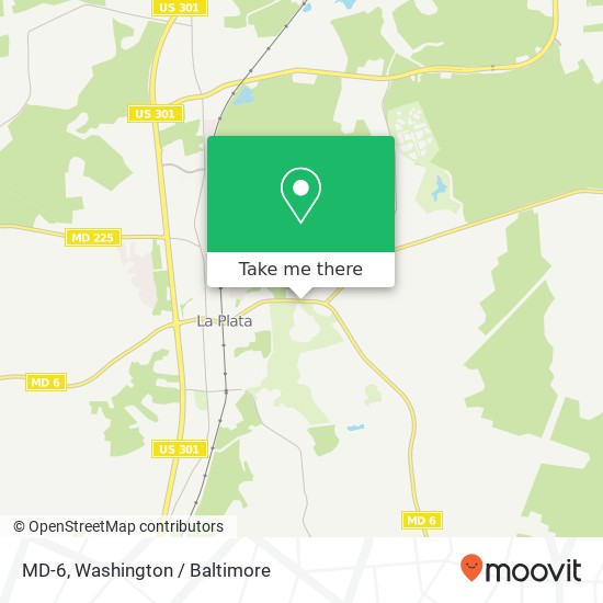 MD-6, La Plata, MD 20646 map