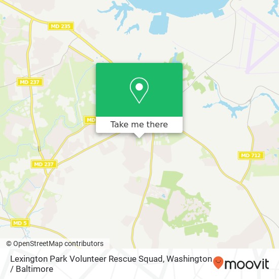 Mapa de Lexington Park Volunteer Rescue Squad