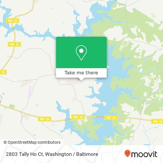 2803 Tally Ho Ct, Sykesville, MD 21784 map